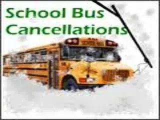 Squall watch cancels school bus service
