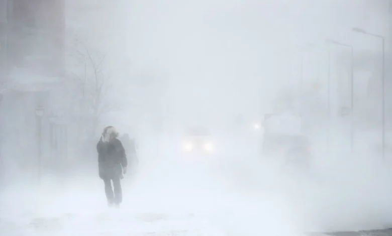 Squalls could drop 20 to 40 cm of snow on the region