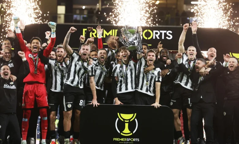 St Mirren 3-1 Celtic: Wilfried Nancy still waiting for first win as Jonah Ayunga's double secures League Cup glory for Buddies