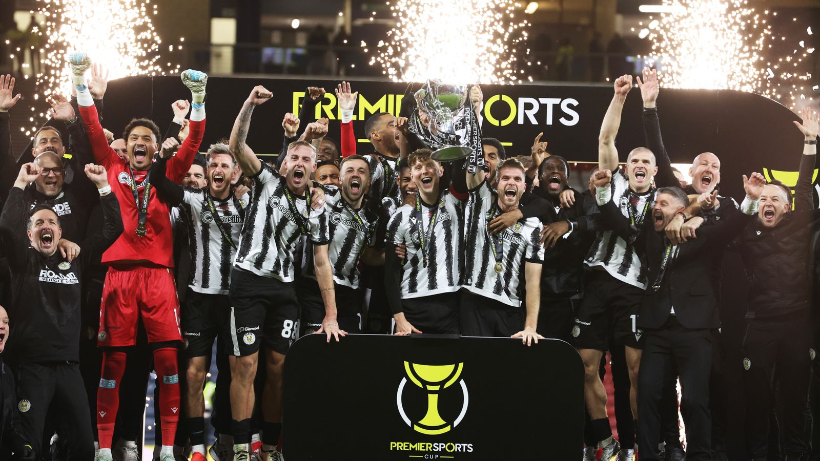 St Mirren 3-1 Celtic: Wilfried Nancy still waiting for first win as Jonah Ayunga's double secures League Cup glory for Buddies