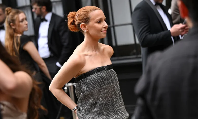 Stacey Dooley's striking Christmas tree is dripping in tinsel and disco balls – once again, it's dividing opinion