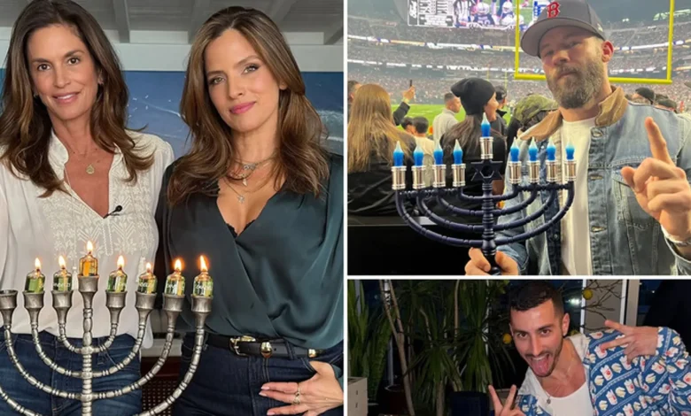 Stars Celebrating Hanukkah ... Chag Sameach!
