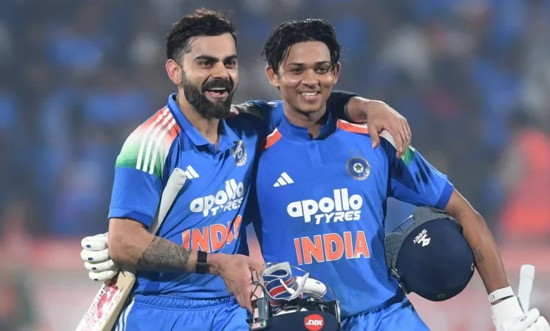 Stats - Kohli goes on a six-hitting spree, Jaiswal joins all-format centurion club