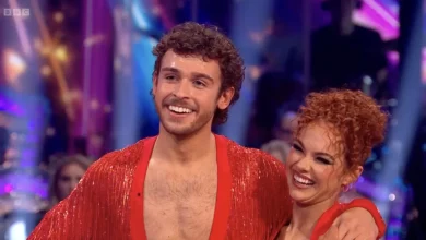 Strictly star George Clarke's tight trousers leave Craig Revel Horwood flustered as his girlfriend watches on