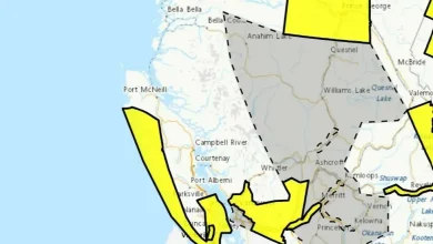 Strong winds, snowy highway conditions expected for much of Interior B.C.