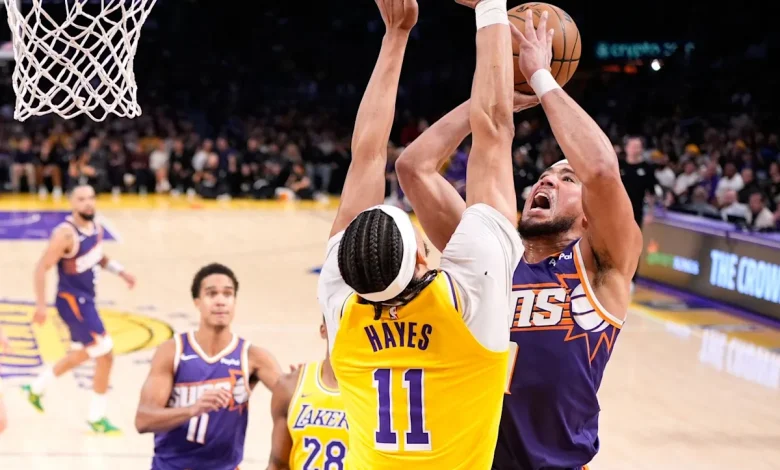 Suns' Devin Booker ruled out before halftime with right groin injury