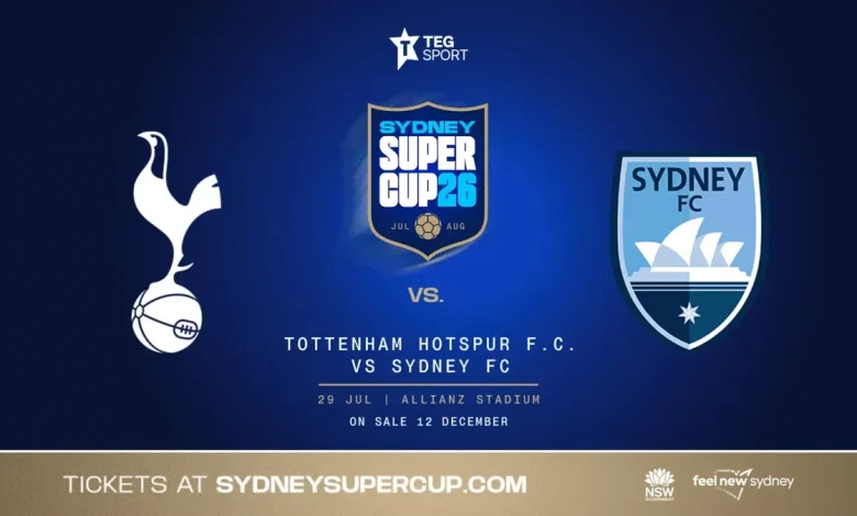 Sydney FC To Face Tottenham Hotspur In Super Cup Festival