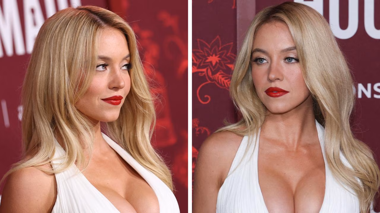 Sydney Sweeney stuns in revealing gown