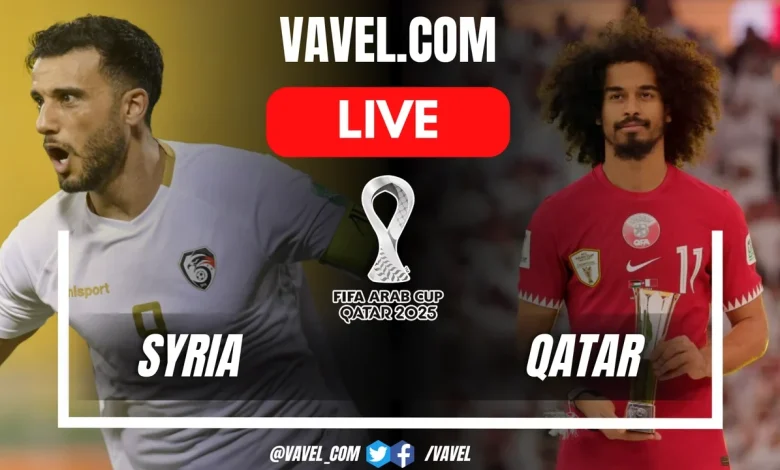 Syria vs Qatar LIVE Score Updates in 2025 FIFA Arab Cup Match