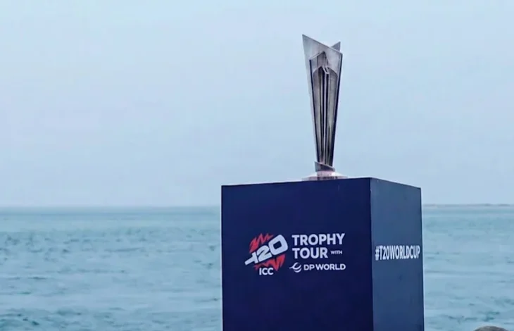 T20 World Cup Trophy Tour launched from Ram Setu: Paramotor takes trophy on tour above the bridge; tourname...