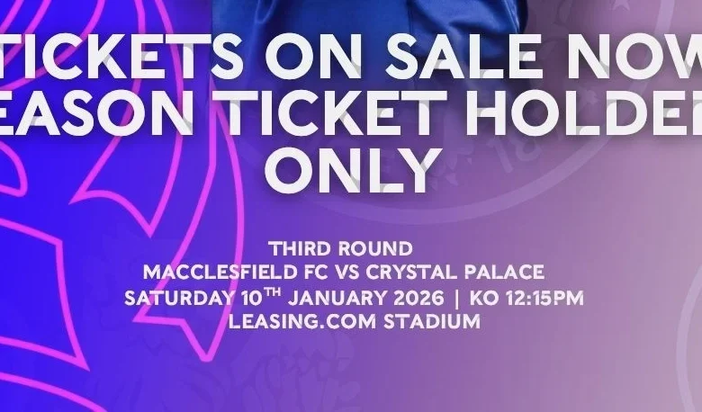 TICKETS UPDATE – CRYSTAL PALACE