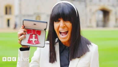 TV faithful Claudia Winkleman made MBE by the King at Windsor Castle