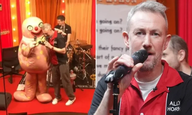 Taskmaster's 24-hour singathon descends into 'absolute carnage' thanks to Mr Blobby