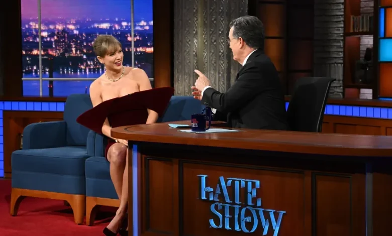 Taylor Swift Asked to Name Her Five Favorite TayTay Songs on ‘Colbert’: Watch