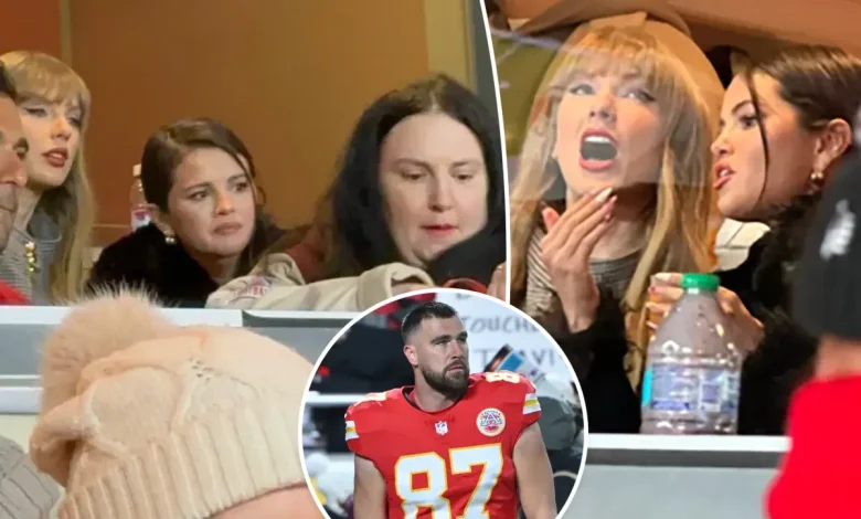 Taylor Swift joined by Selena Gomez and Lena Dunham at Chiefs vs. Texans game