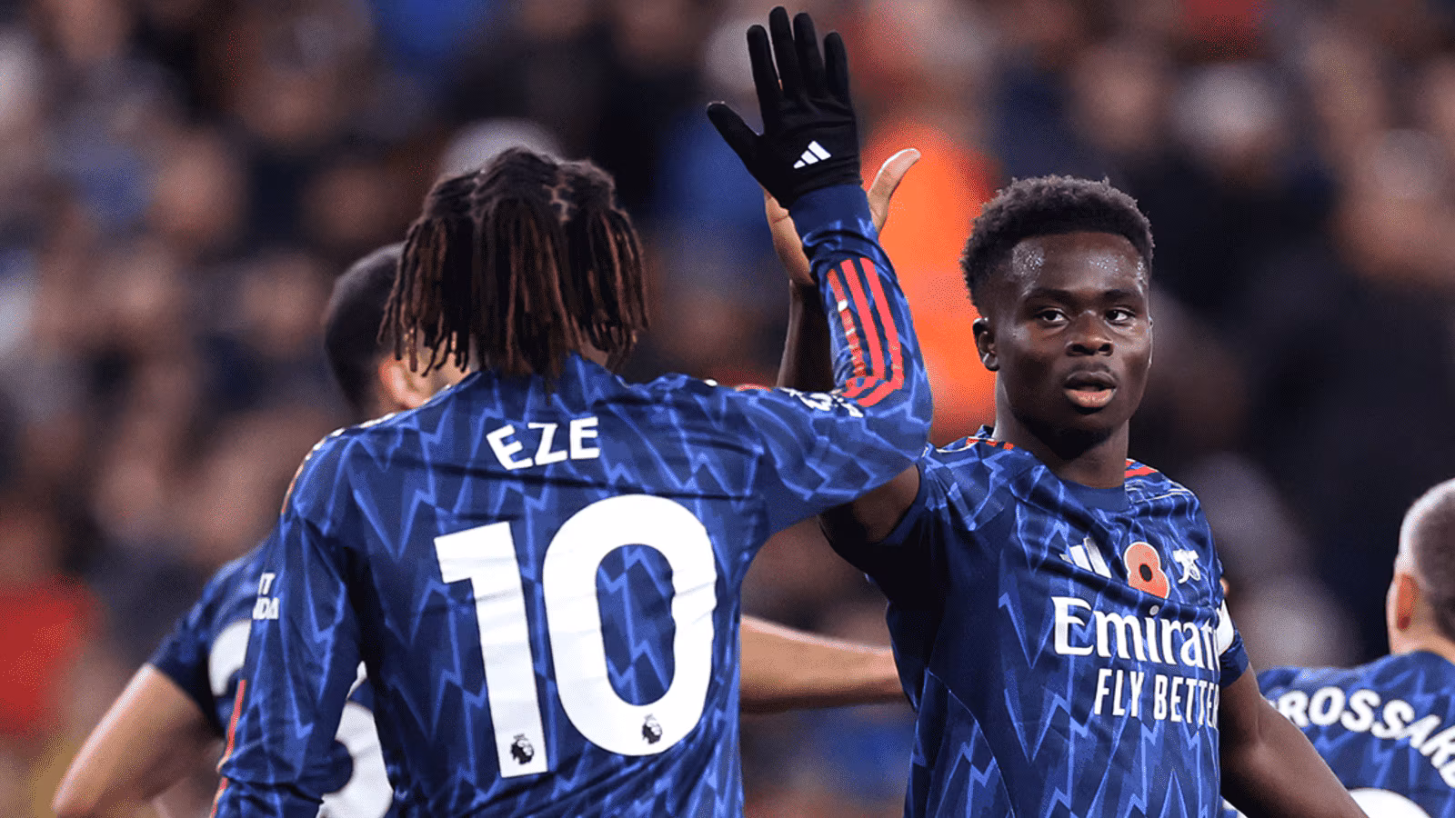 Team news: Saka, Eze and Timber in for Villa game