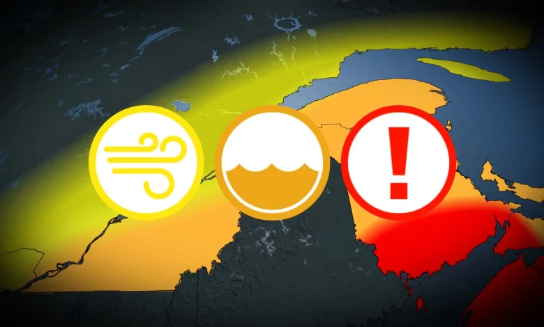 Tempête majeure au Québec : pannes et dégâts potentiels