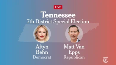 Tennessee Seventh Congressional District Special Election Results 2025: Behn vs. Van Epps
