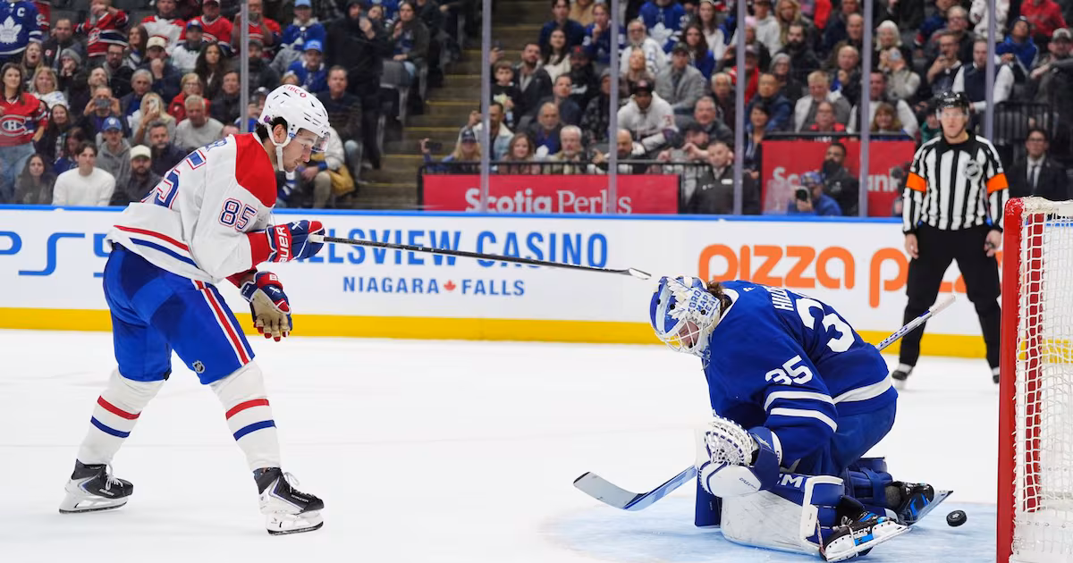 Texier scores shootout winner to lift Canadiens over Maple Leafs