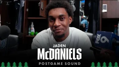 “That’s The Way I Like To Play.” | Jaden McDaniels Post Game Sound | 12.06.25