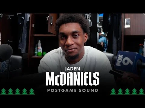 “That’s The Way I Like To Play.” | Jaden McDaniels Post Game Sound | 12.06.25