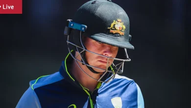 The Ashes 2025 third Test day one: Smith in doubt for Adelaide match