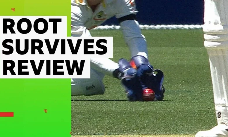 The Ashes 2025 third Test - day two: England's Joe Root given not out after Australia review shows ball hits ground