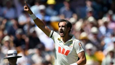 The Ashes: Mitchell Starc strikes in the first over once again to give Australia early ascendancy at Gabba