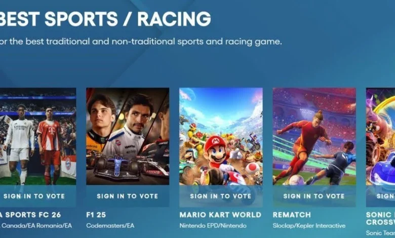 The Game Awards reveals nominees for 2025's best sports/racing games