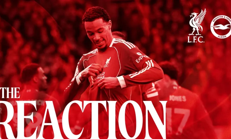 'The Reaction' podcast: Hear from Slot, Jones and more on Brighton win