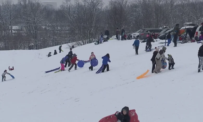 The first of two snowstorms hits overnight