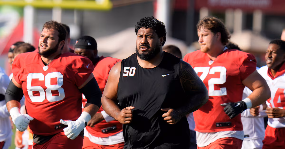 The interior of Falcons offensive line has a major challenge Sunday