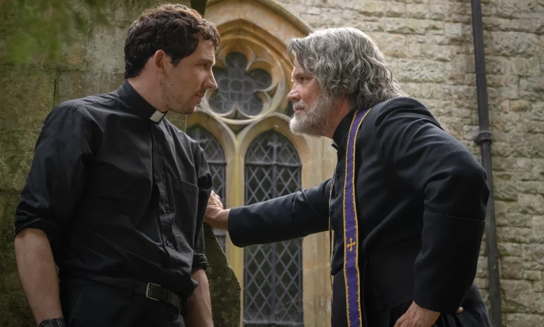 There's a 'Dead Man' in church in this snarky 'Knives Out' mystery