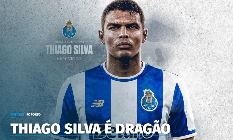 Thiago Silva é anunciado como reforço do Porto