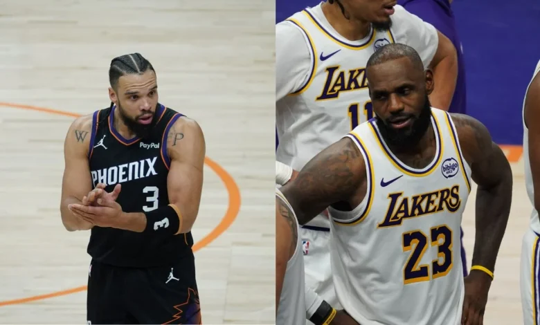 Things get chippy between Suns’ Dillon Brooks and Lakers’ LeBron James