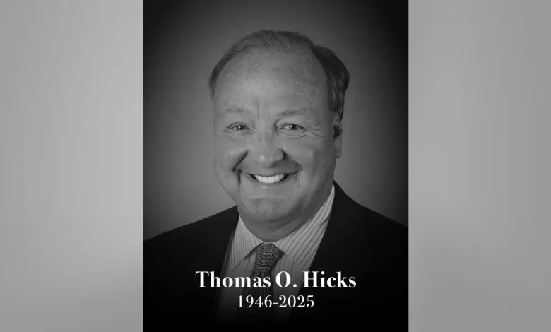 Thomas O. Hicks, former Texas Rangers, Dallas Stars owner, dies at 79
