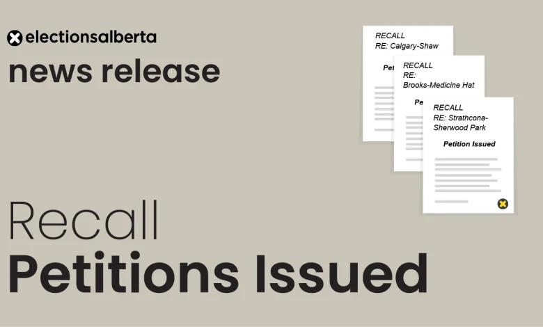 Three New Recall Petitions Issued