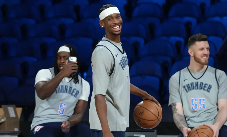 Thunder’s Shai Gilgeous-Alexander reacts to viral Sam Presti sonogram joke