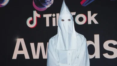 TikTok Awards announce next year’s red carpet dress code will be white pointy hoods