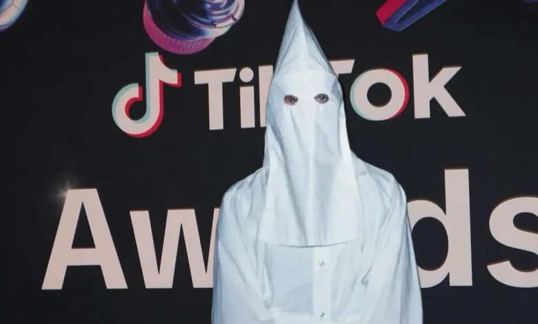 TikTok Awards announce next year’s red carpet dress code will be white pointy hoods
