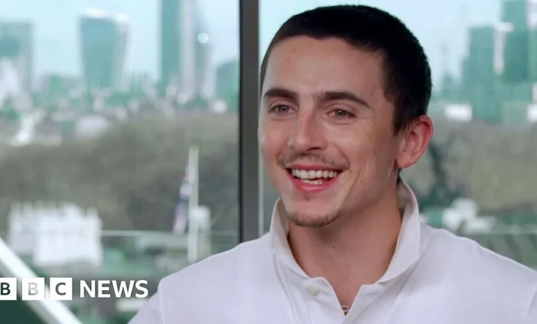 Timothée Chalamet on table tennis, his twenties and his love of... Susan Boyle