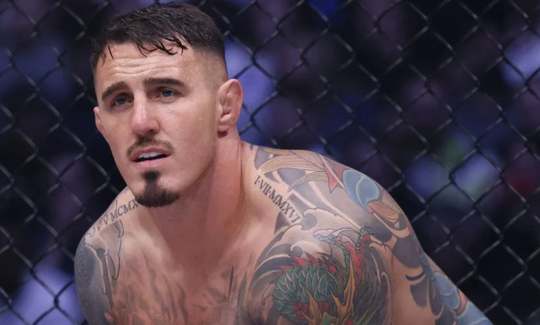 Tom Aspinall has been diagnosed with rare eye condition after an accidental eye poke ended his UFC heavyweight title defence against Ciryl Gane in October.