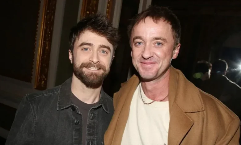 Tom Felton surprises Daniel Radcliffe at film screening in emotional Harry Potter reunion