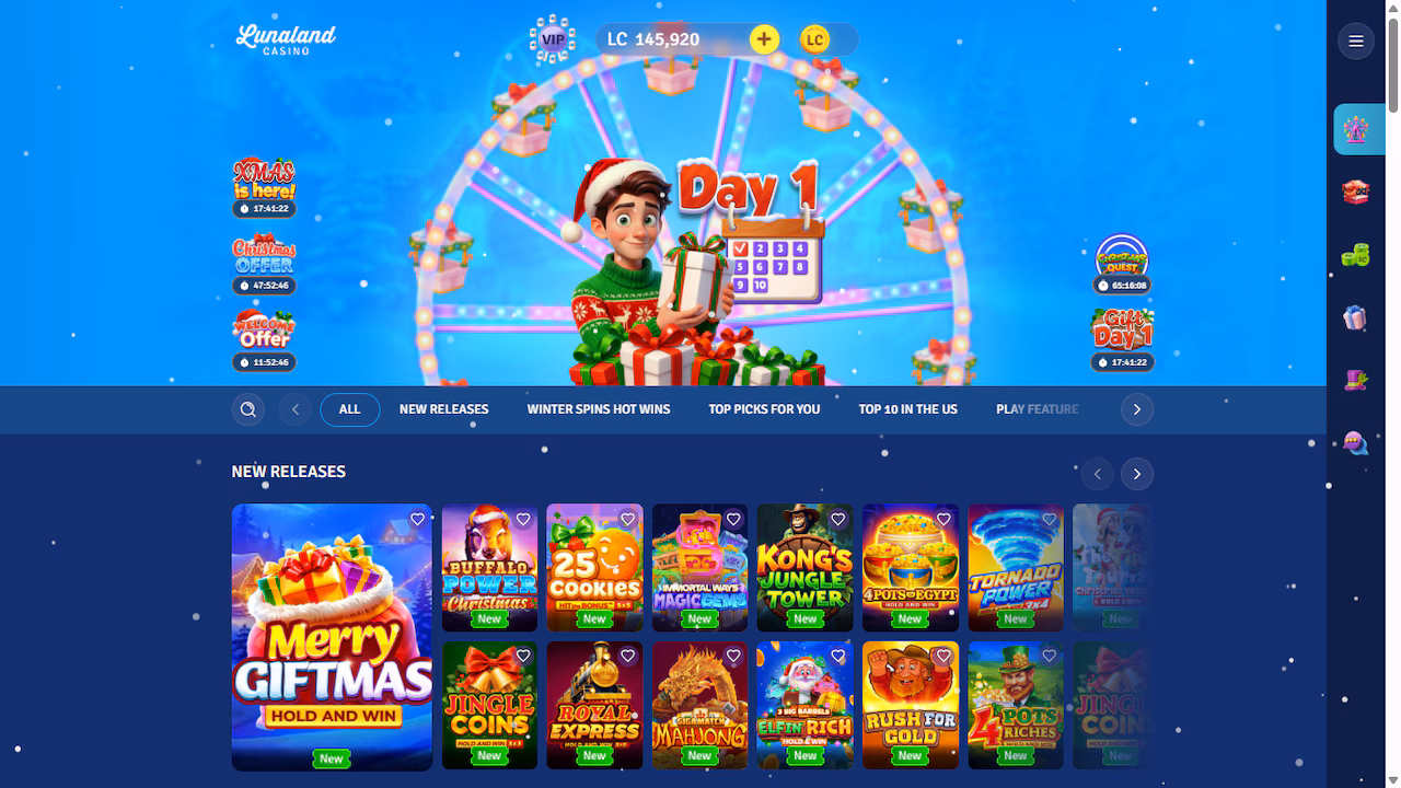 Top sweepstakes casino bonuses for Christmas: Crown Coins Casino, Rolla & more