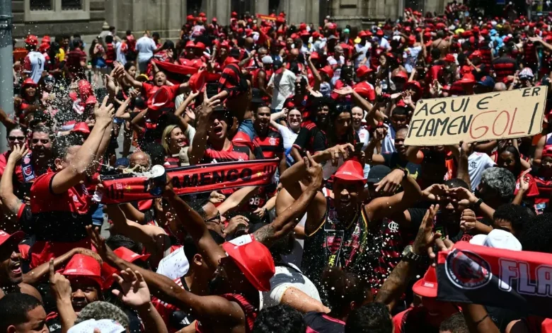 Torcedores do Flamengo provocam Palmeiras após título do Brasileirão: 'Mais um'