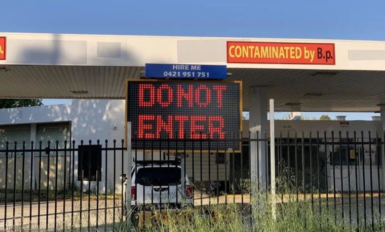 Toxic war: BP’s abandoned Perth petrol station causes anger