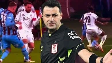 Trabzonspor-Beşiktaş maçında çok konuşulan hakem kararları: El Bilal Toure atıldı, Orkun Kökçü için kırmızı kart beklentisi...
