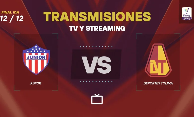 Transmisión EN VIVO del Junior vs Tolima hoy: cómo mirar el partido por TV o streaming