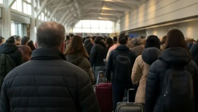 Travel Disarray at Chicago O Hare International Airport, Sao Paulo-Guarulhos, Jorge Newbery, Grantley Adams, Montreal Trudeau and Newark Liberty International as 23 Flights were Cancelled and 136 Flights were Delayed Between Toronto, Columbia And