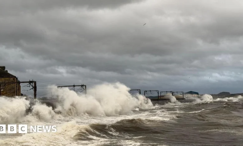 Travel disruption and flood warnings as Storm Bram sweeps across Scotland